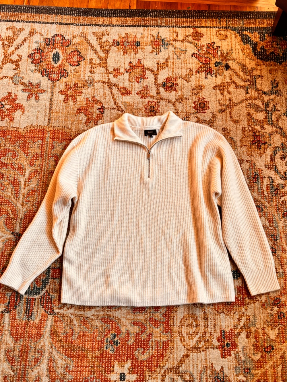 Quince 100% Grade-A Mongolian Cashmere Sweater - Cream / Off-White